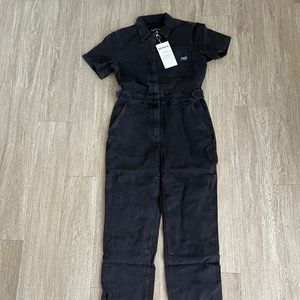 Wildfang THE ESSENTIAL DENIM HIGH WAISTED COVERALL